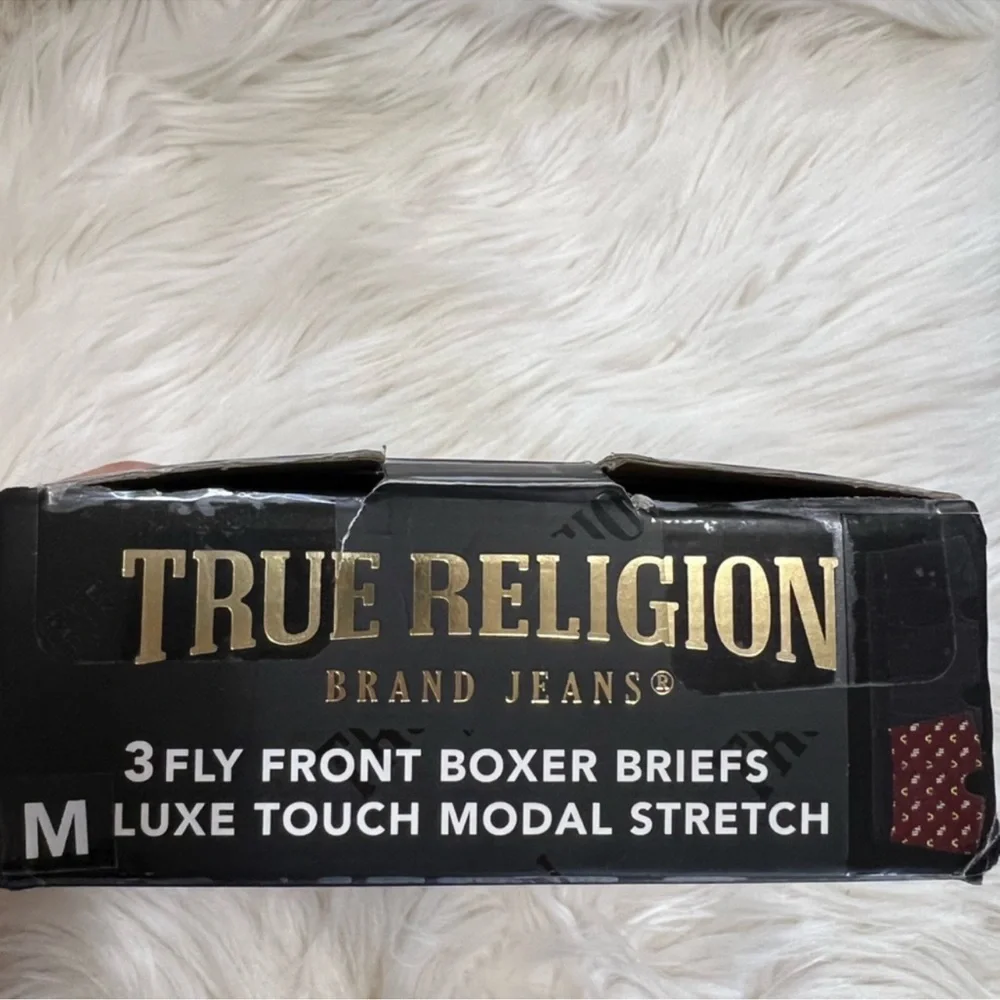 NWT 3 pack Men’s True Religion Lux Boxer Briefs